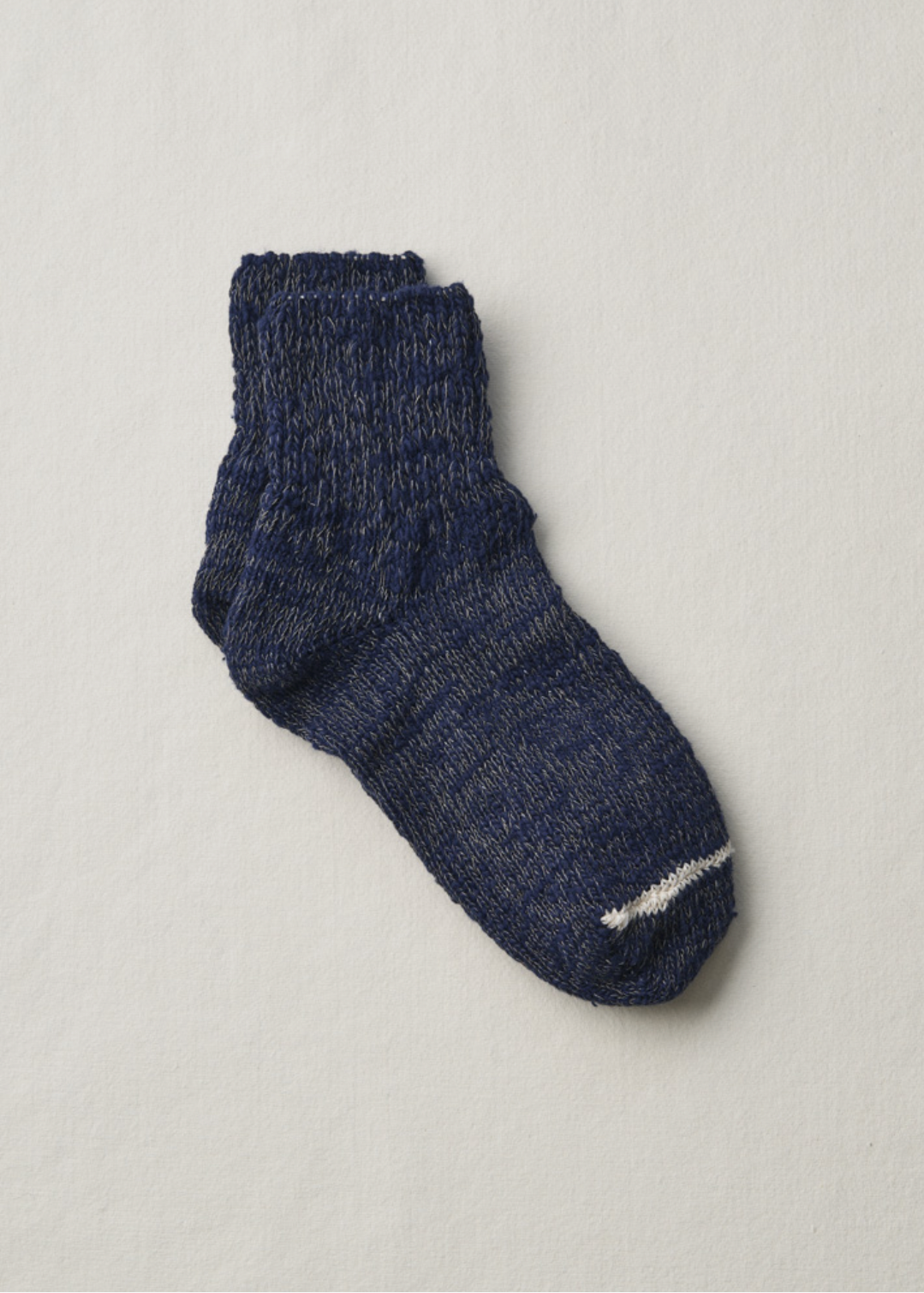 navy knitted socks