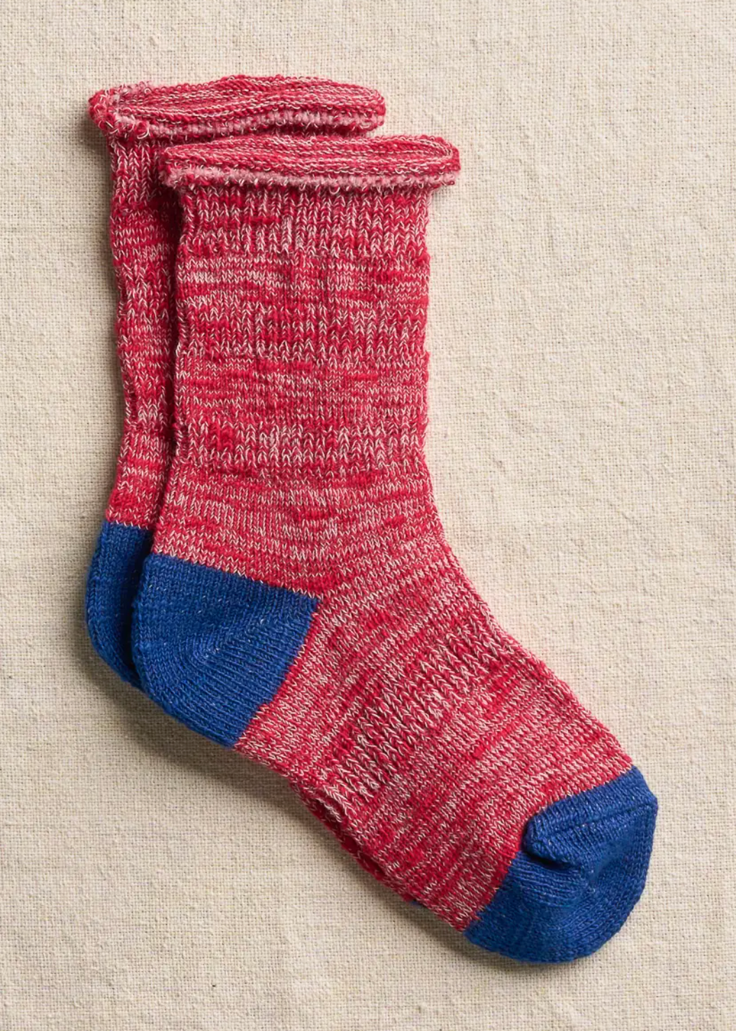 red blue and white kids socks
