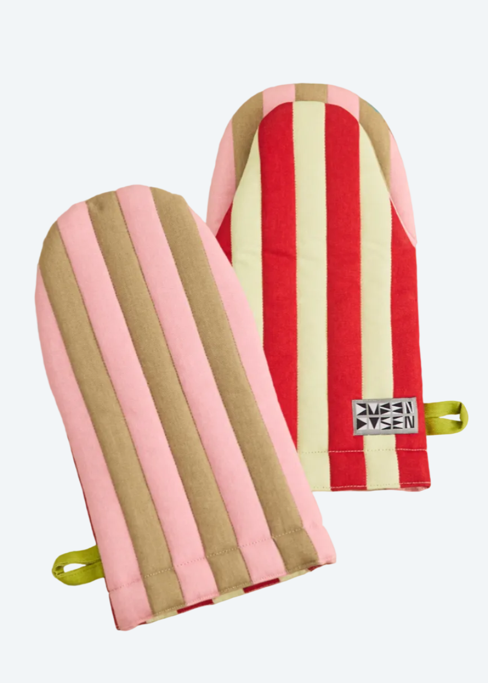 striped pot holders 