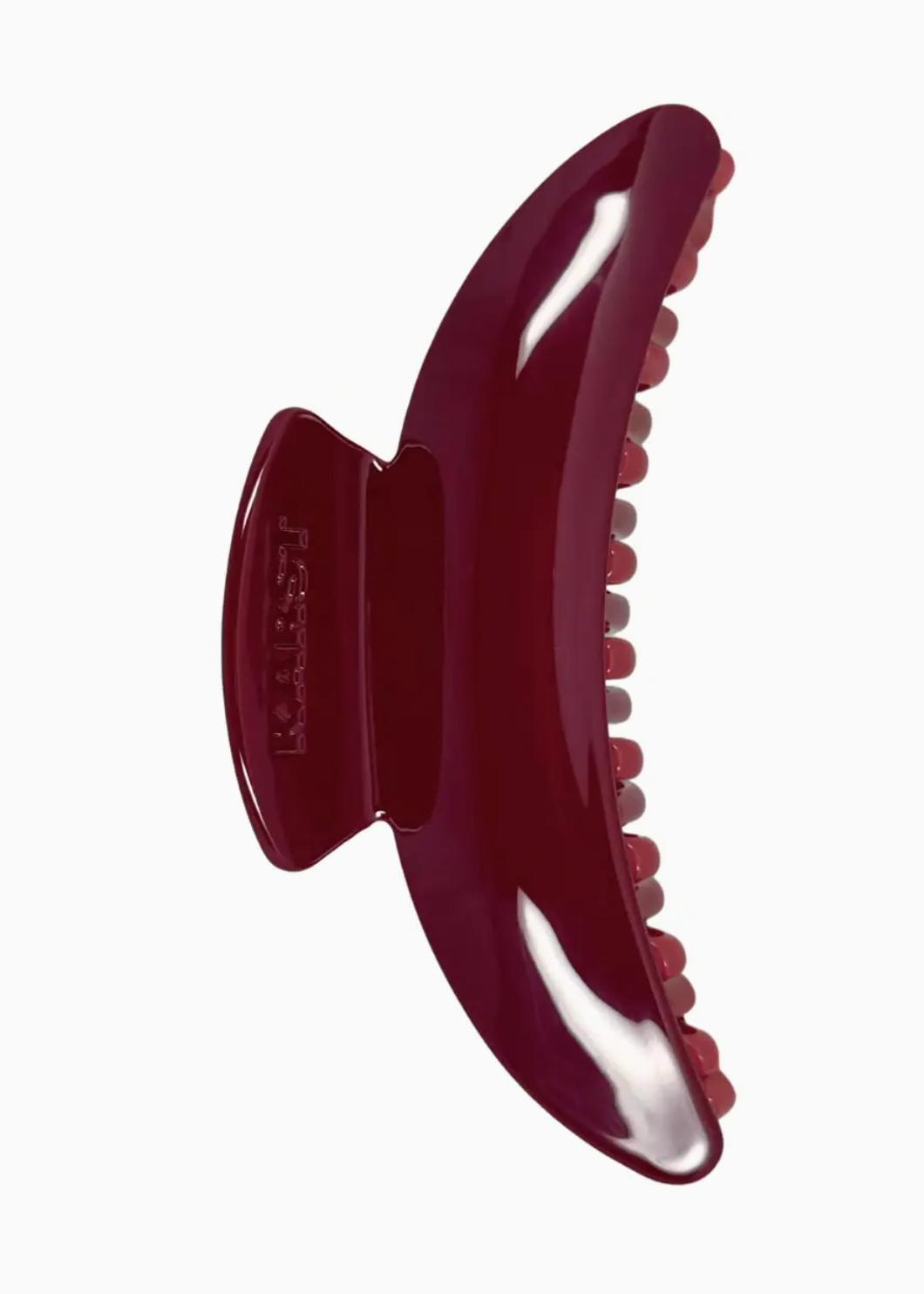 berry colored large hair claw