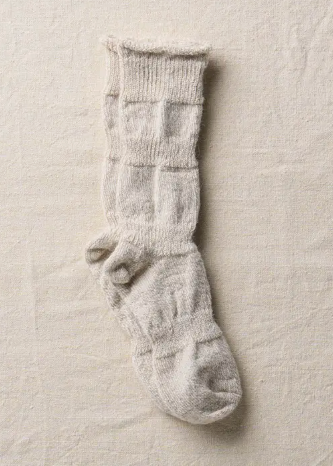 pair of white scrunchy socks