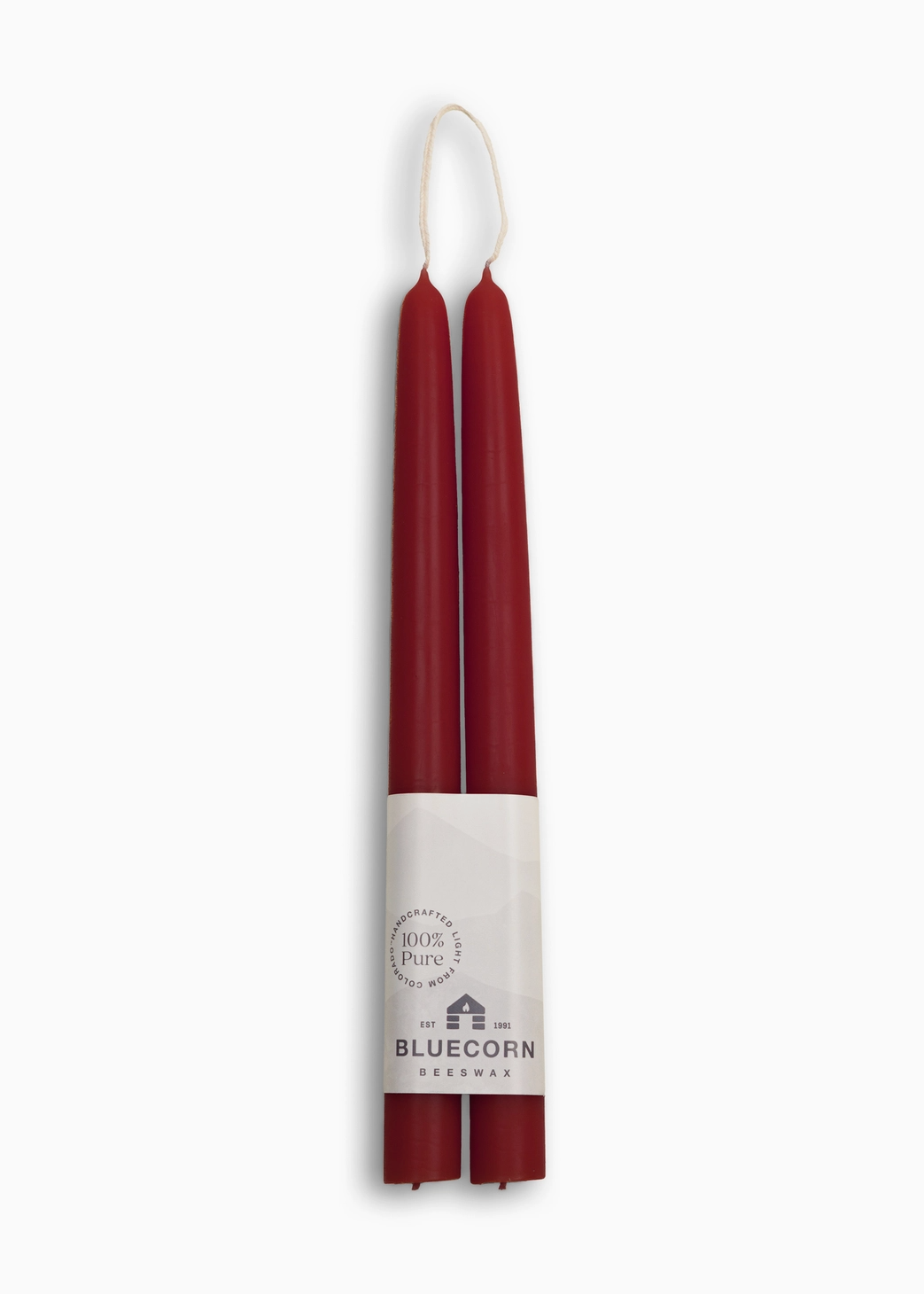 burgundy tapers