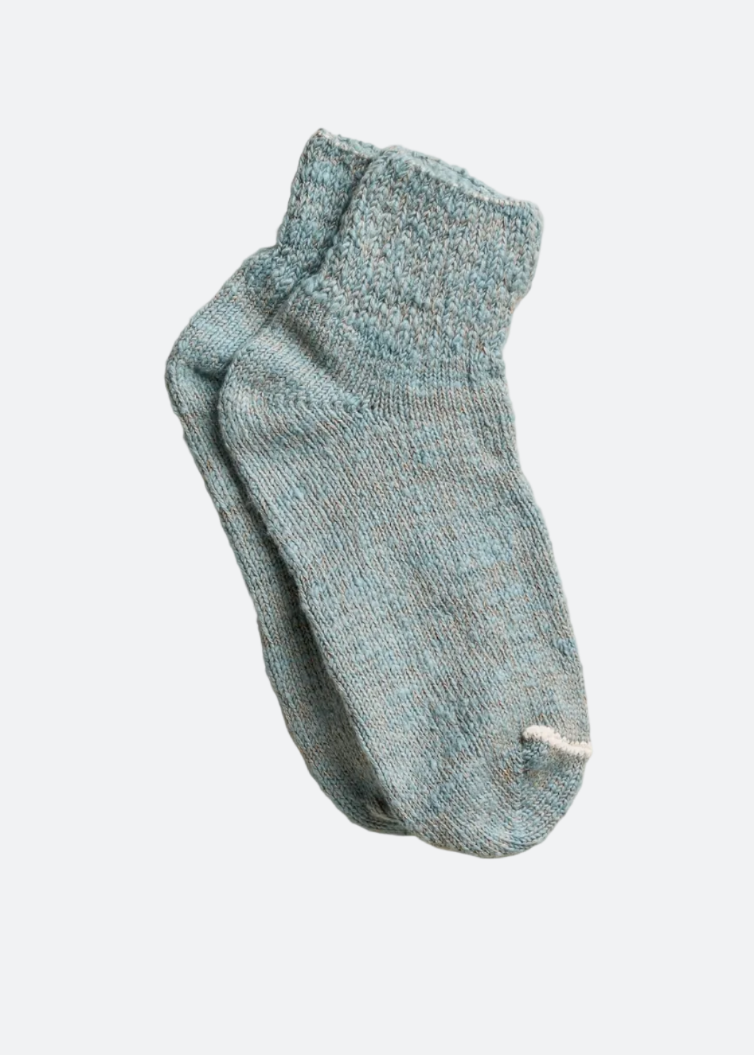 Yahae Garabou Organic Cotton Ankle Socks – Pale Blue