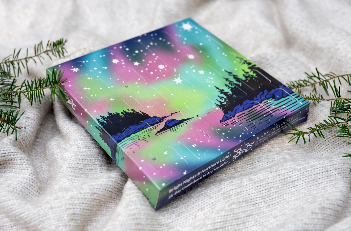 Bixby Chocolate – Sea Salted Caramel Aurora Borealis Advent Calendar