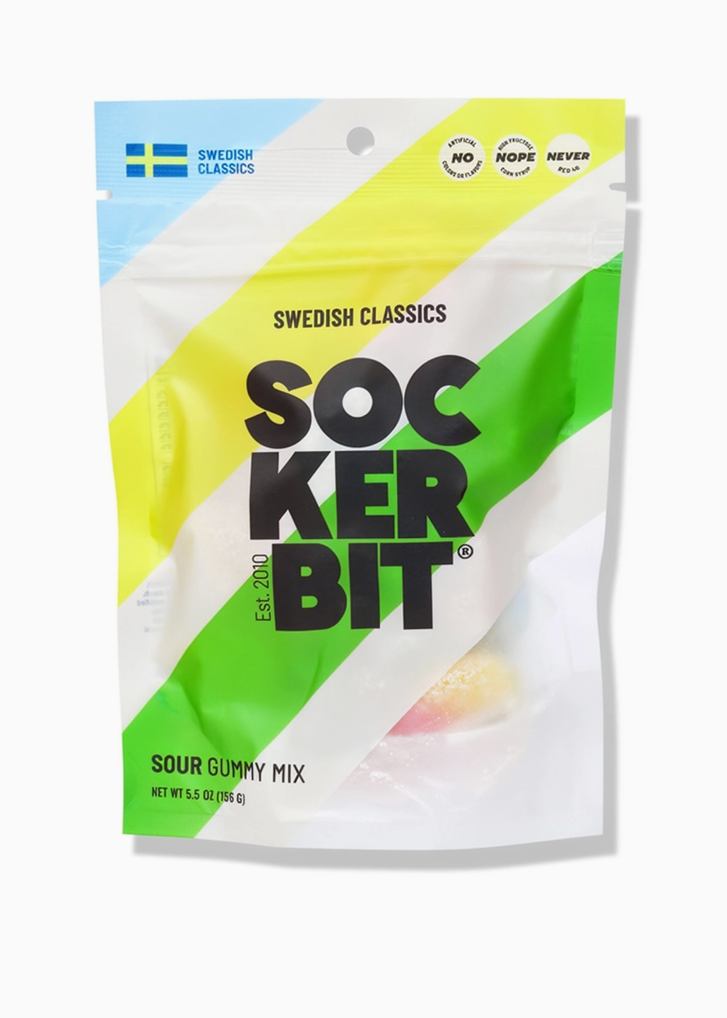 Sockerbit Sour Gummy Mix 5.5oz Swedish Candy Mix