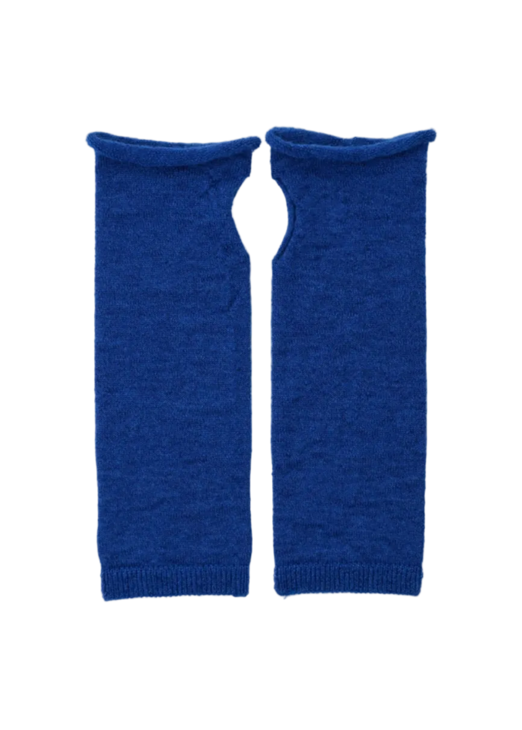 Yahae Mohair Wool Silk Arm Warmers – Cobalt