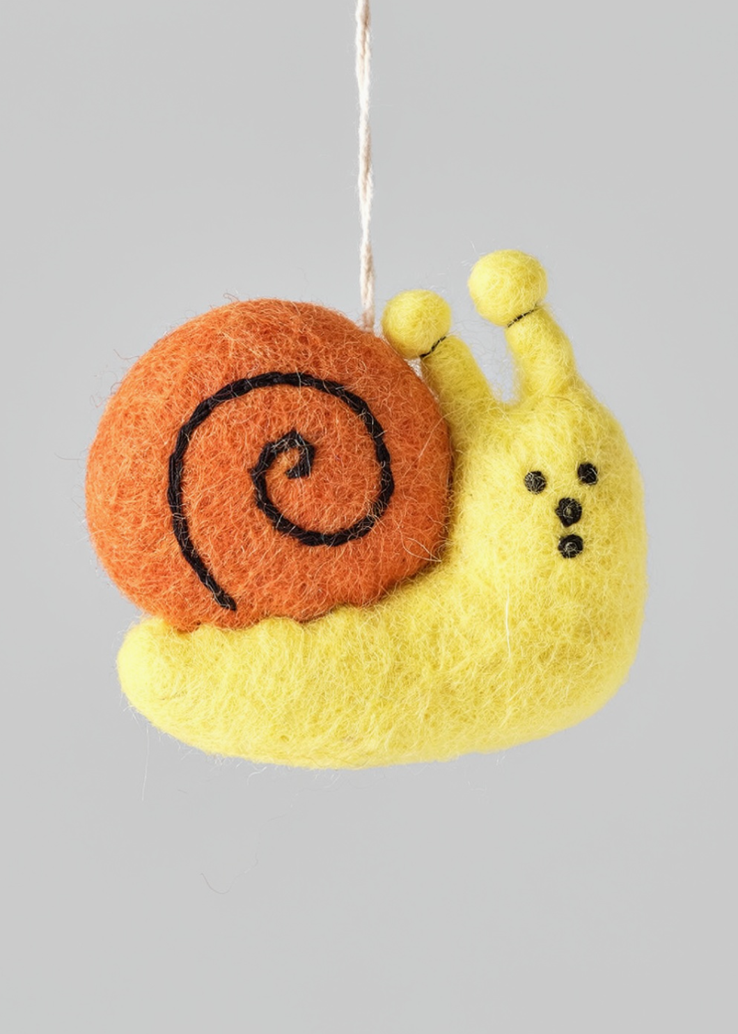 Snail Hanging Felt Ornament