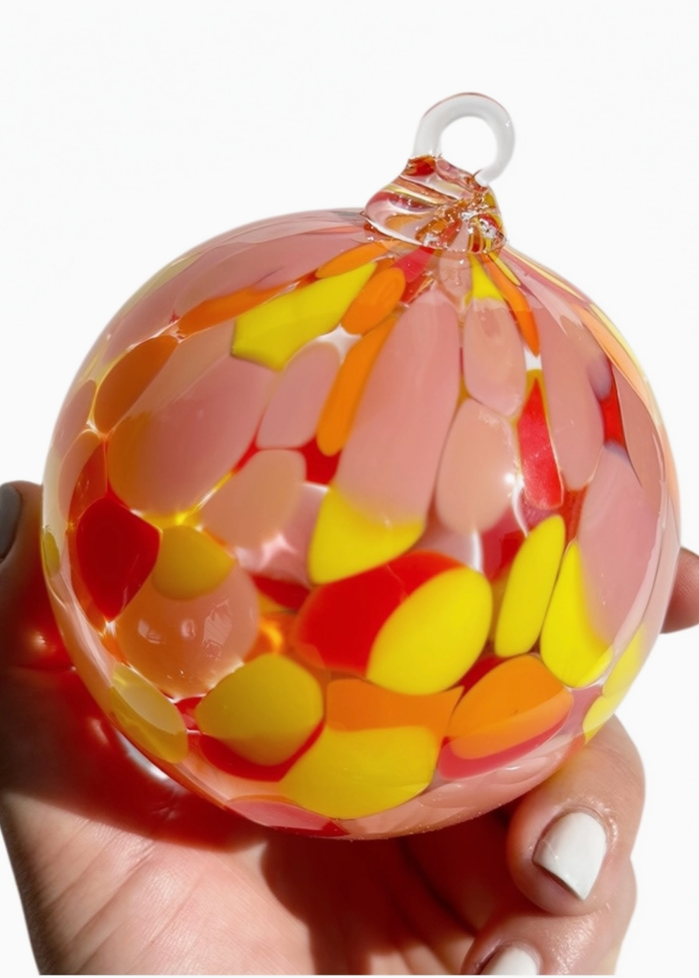 Marigold Glass Ornament
