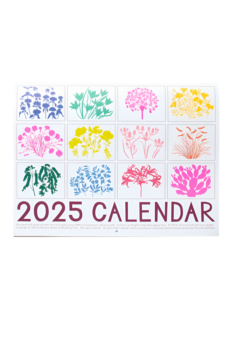 2025 Calendar // Drought Tolerant Plants