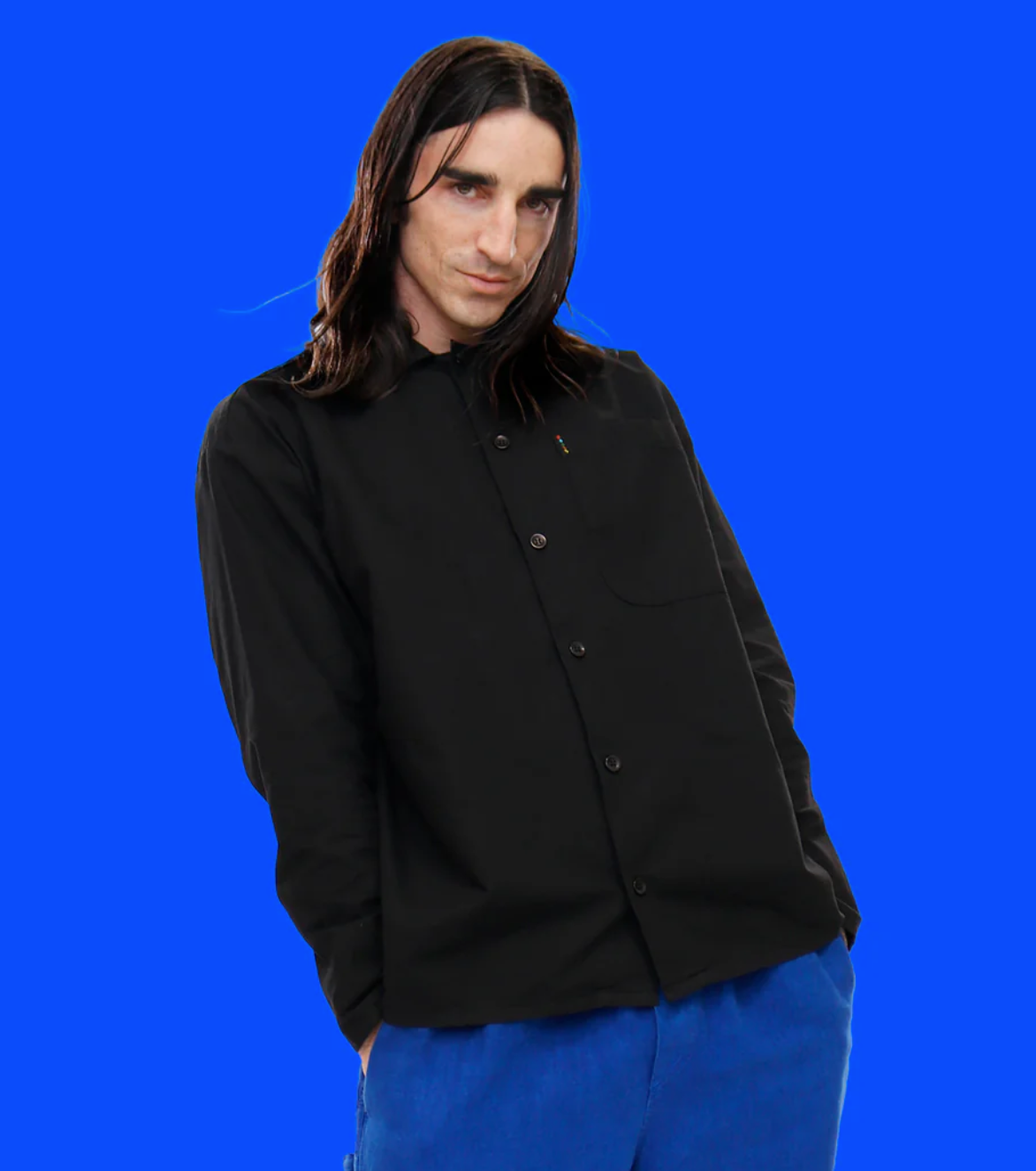 Long Sleeve Work Shirt // Licorice