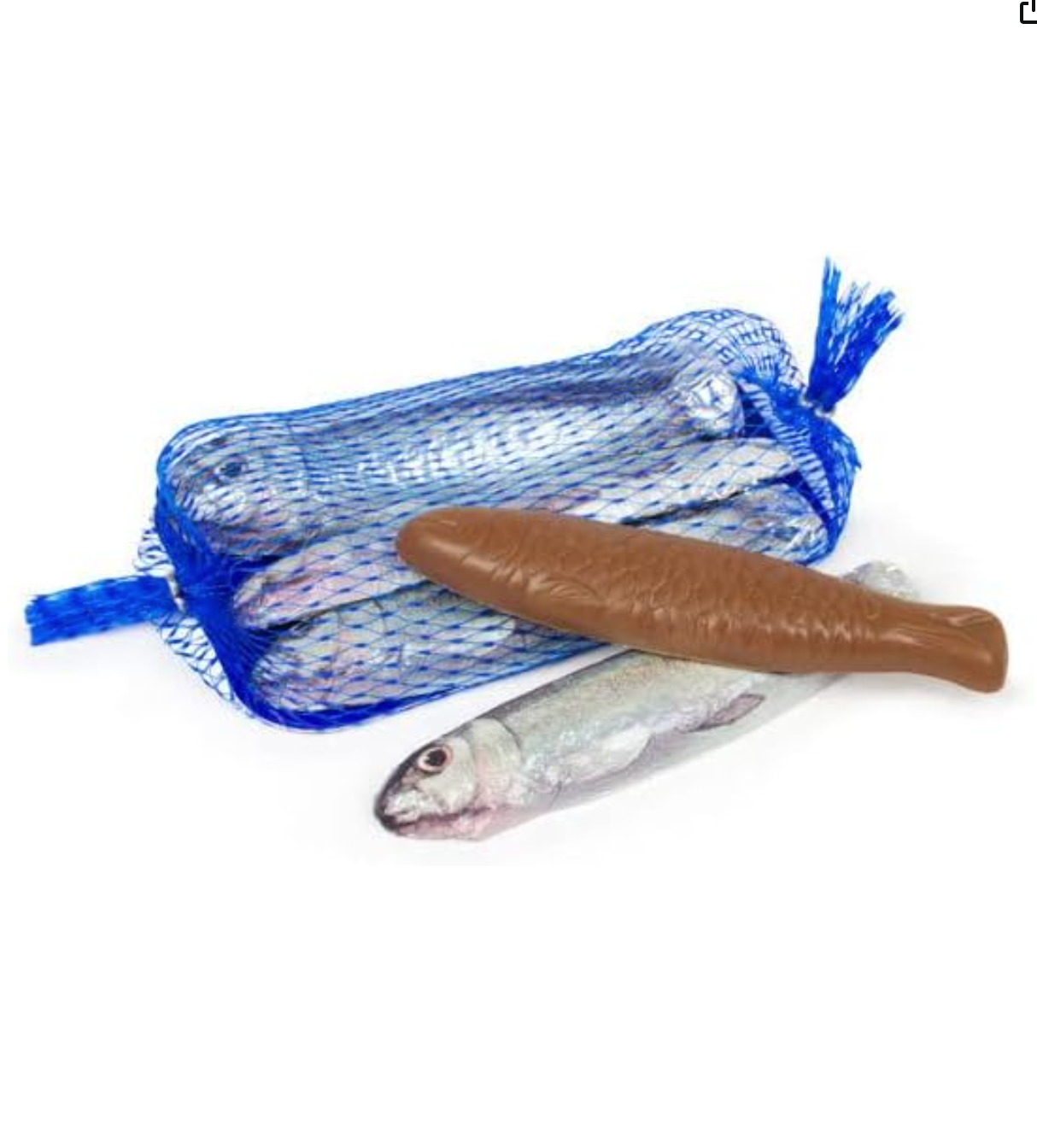 Chocolate Sardines in a Net