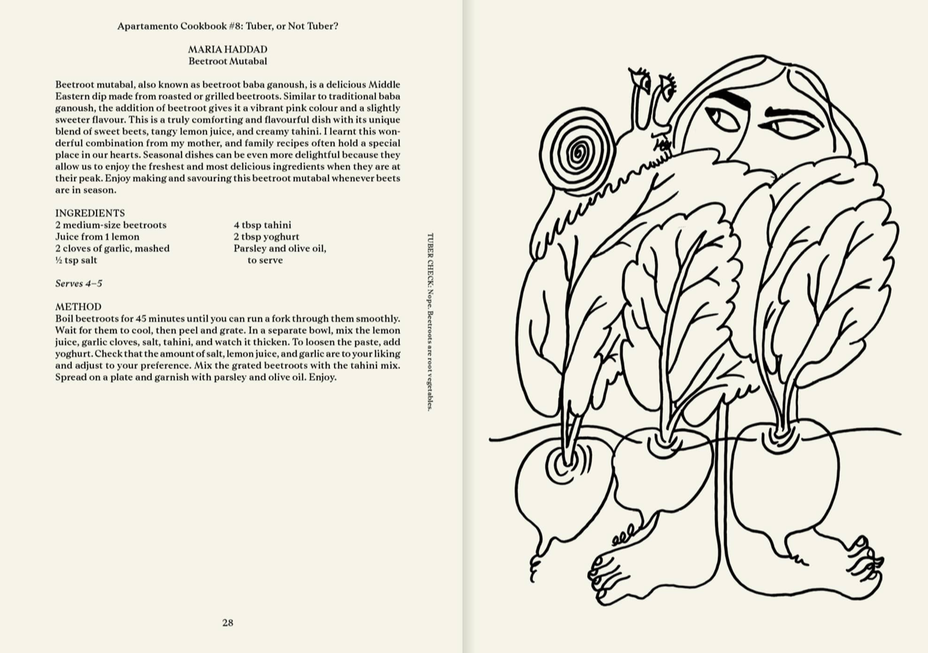 Apartamento Cookbook #8: Tuber or Not Tuber?