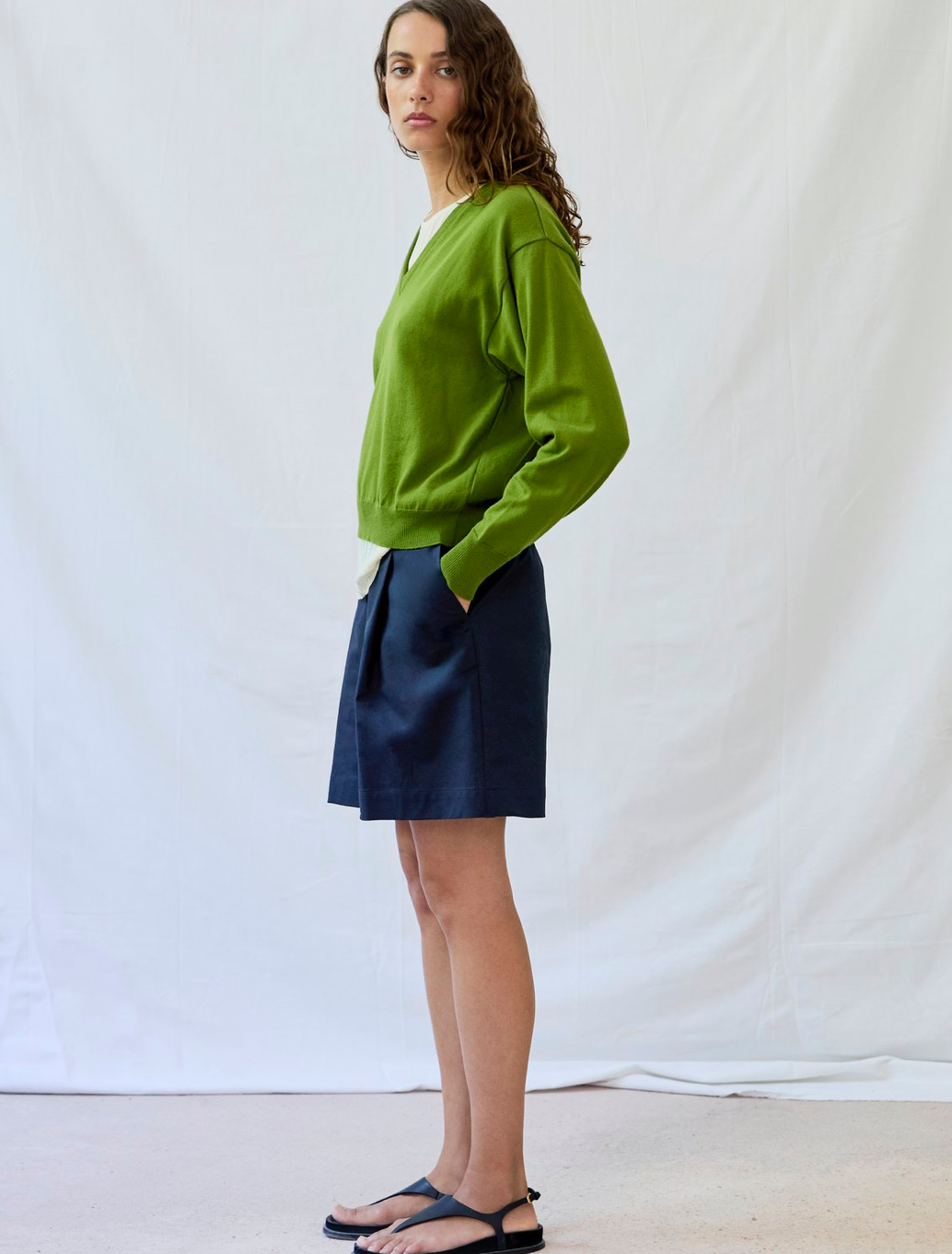 Summer Sweater // Moss Green