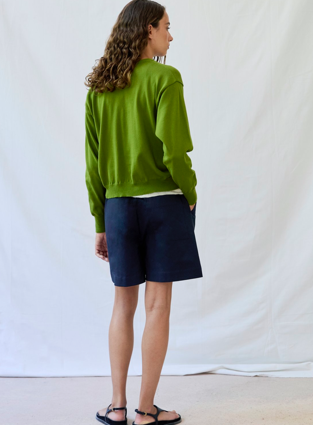 Summer Sweater // Moss Green