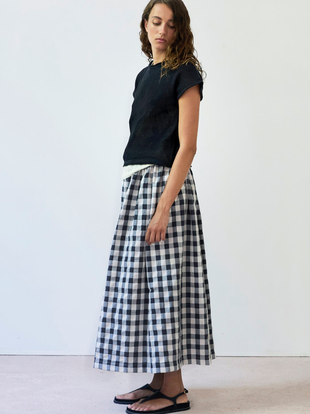Salma Skirt // Gingham