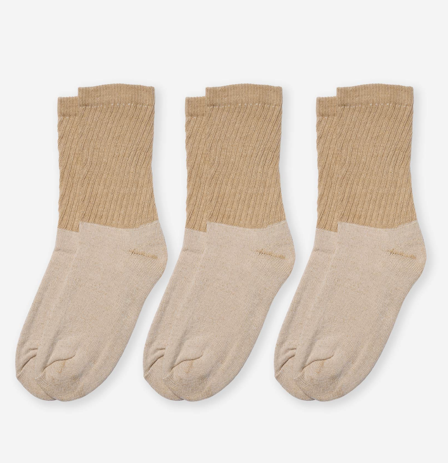 Sally Fox Foxfibre Colorganic Undyed Cotton Crew Top Socks // Green