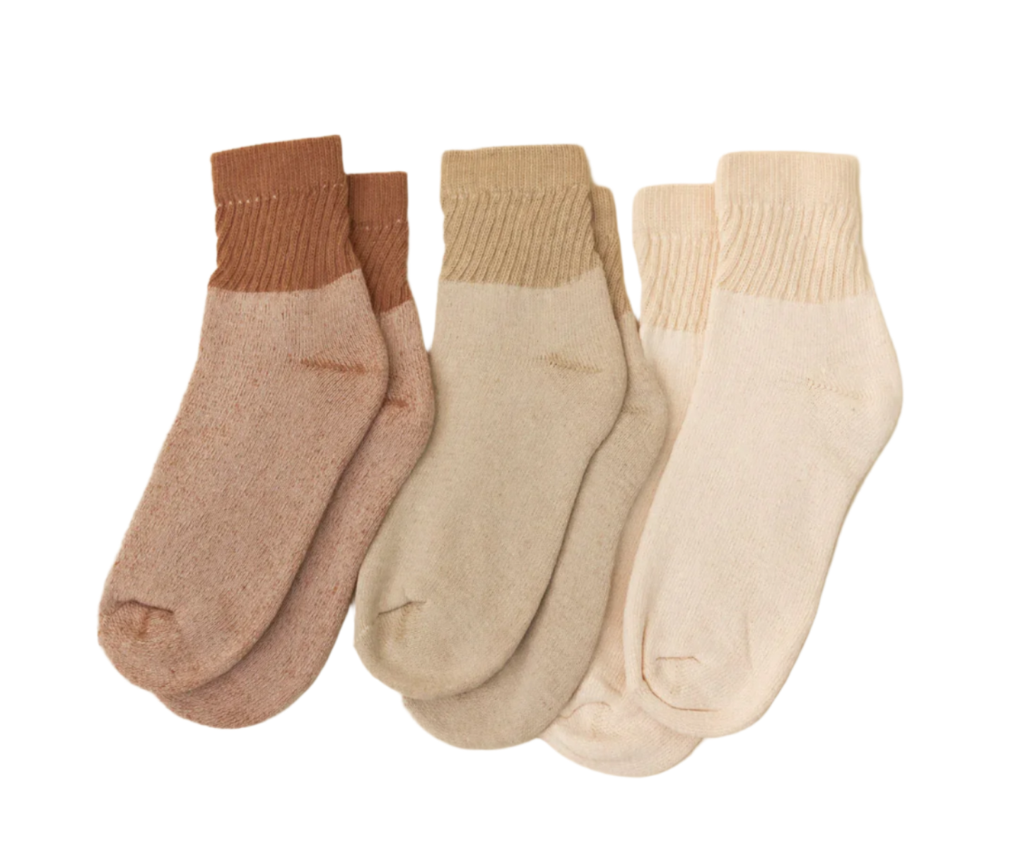 Sally Fox Foxfibre Colorganic Undyed Cotton Short Top Socks // Green