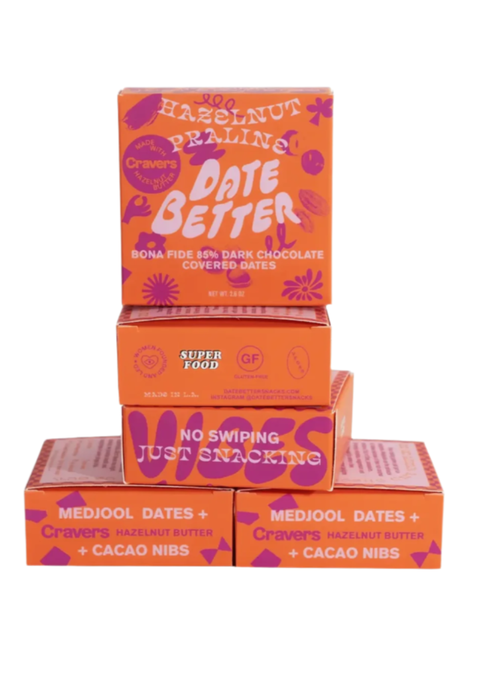 Hazelnut Praline // Chocolate Covered Dates