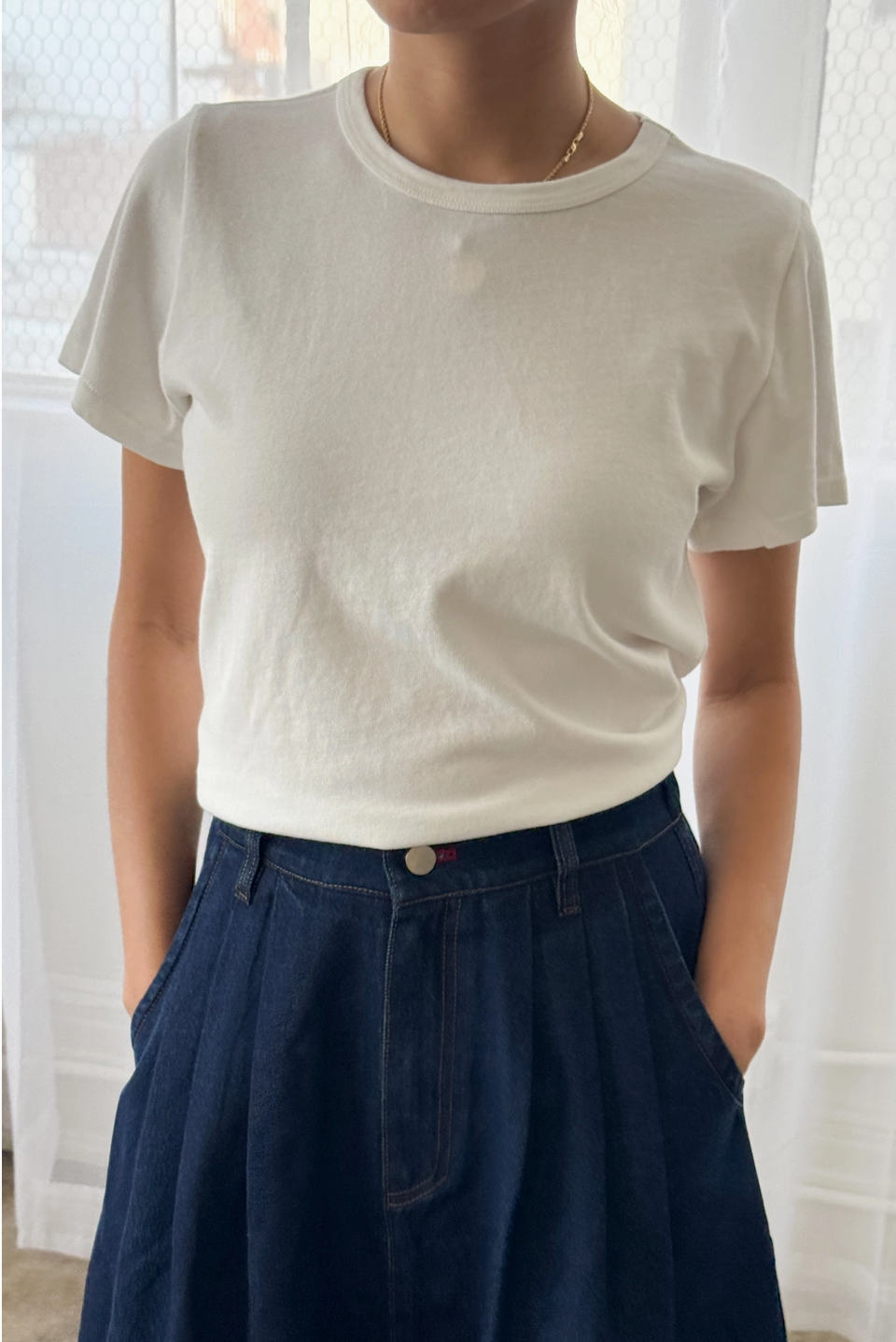 Little Boy Tee // Vintage White