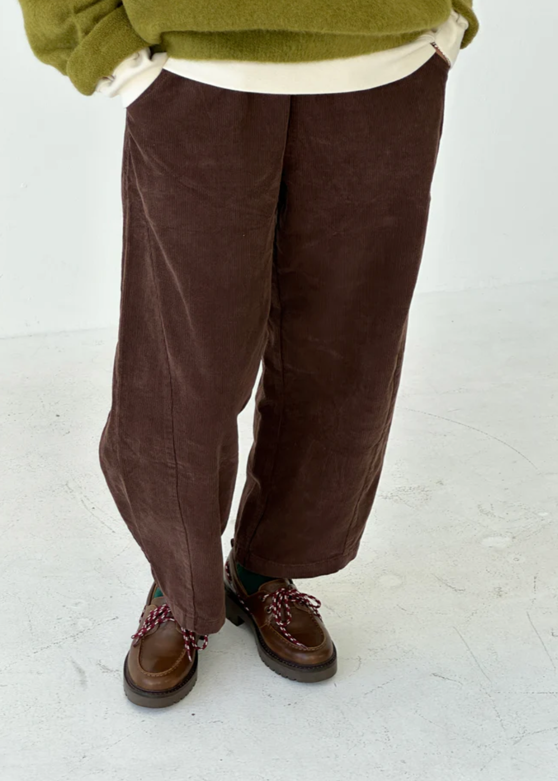 Courdroy Arc Pants // Chocolate