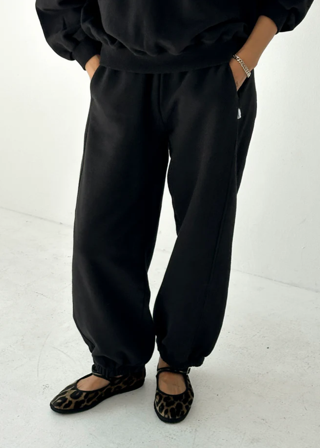 French Terry Balloon Pants // Black