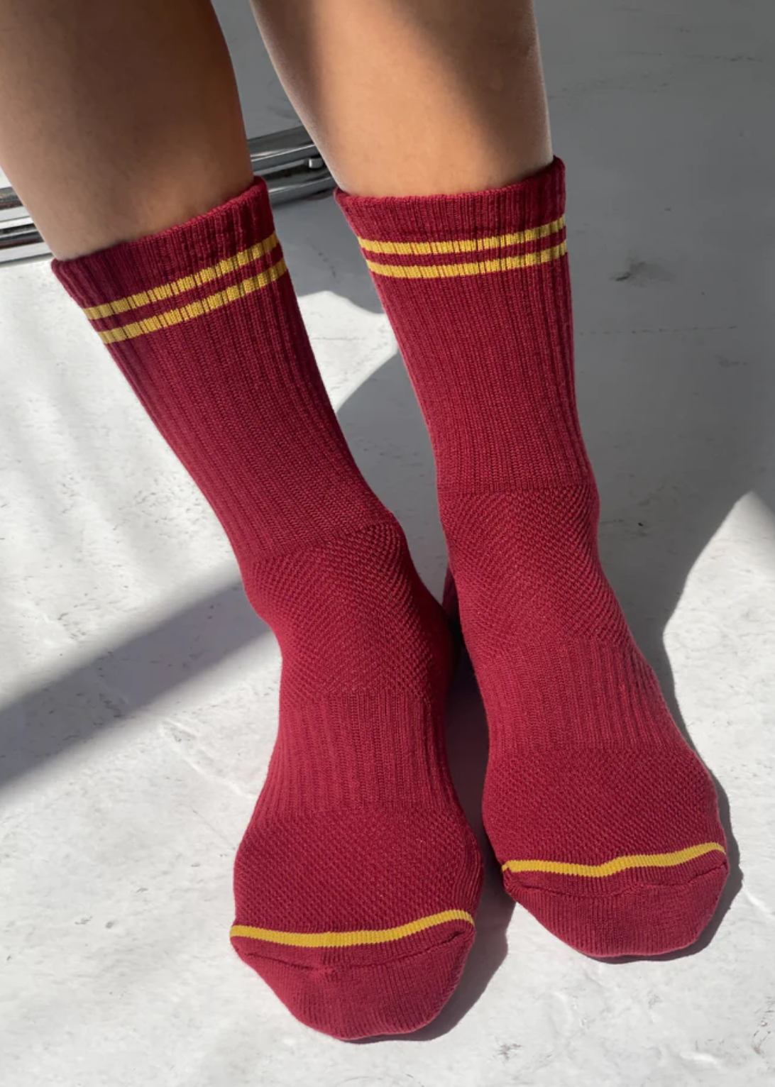 Boyfriend Socks // Cardinal