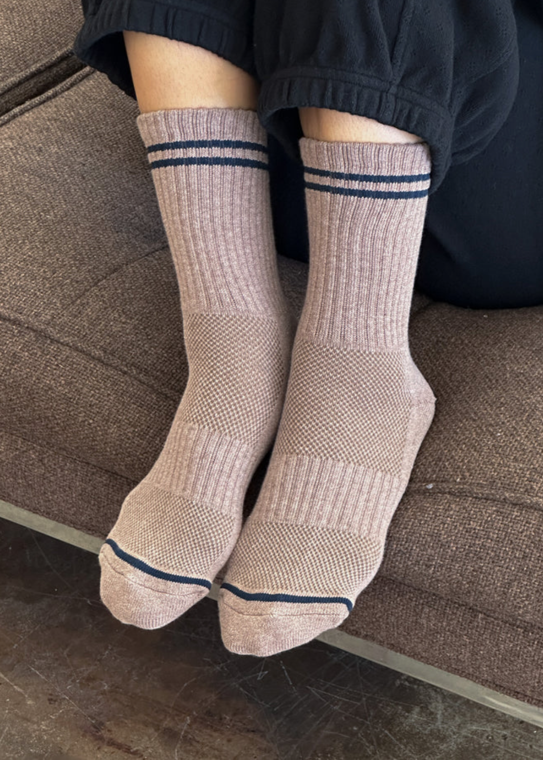 Boyfriend Socks // Cocoa