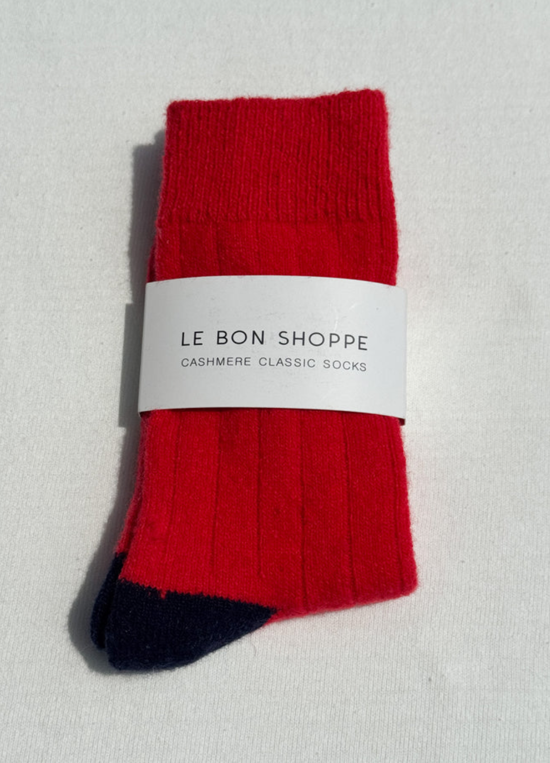 Cashmere Socks // Poppy Red