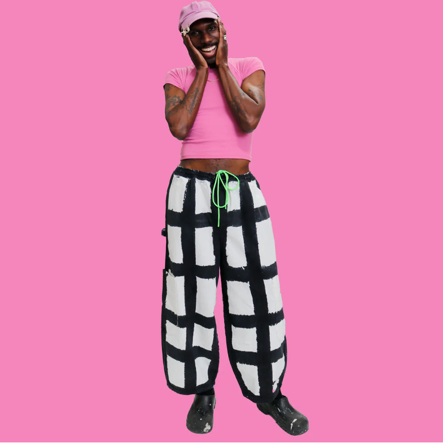 Chef Pant // Licorice Check