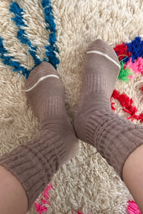 Ballet Socks // Mocha Mousse