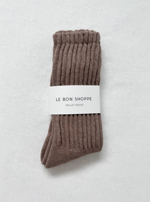 Ballet Socks // Mocha Mousse