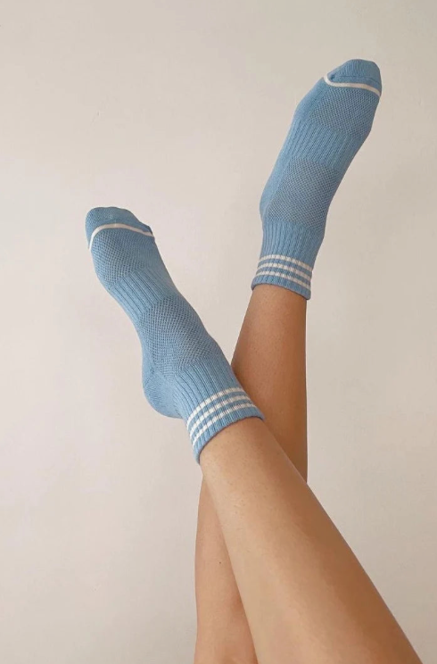 Girlfriend Socks // Parisian Blue