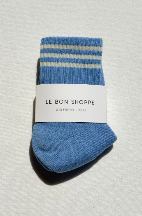 Girlfriend Socks // Parisian Blue
