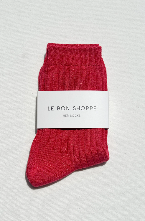 Her Socks // Ruby Glitter