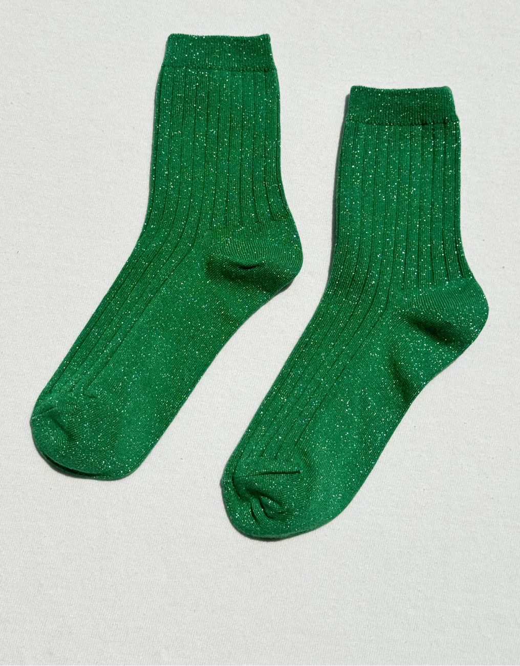 Her Socks // Emerald Glitter