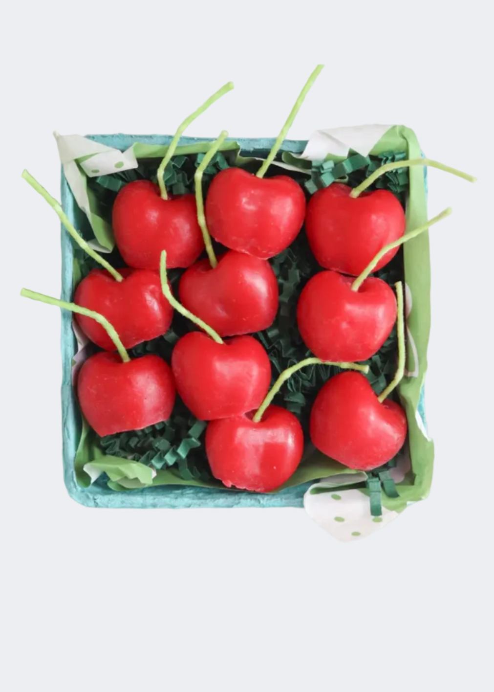 Cherry Beeswax Birthday Candles