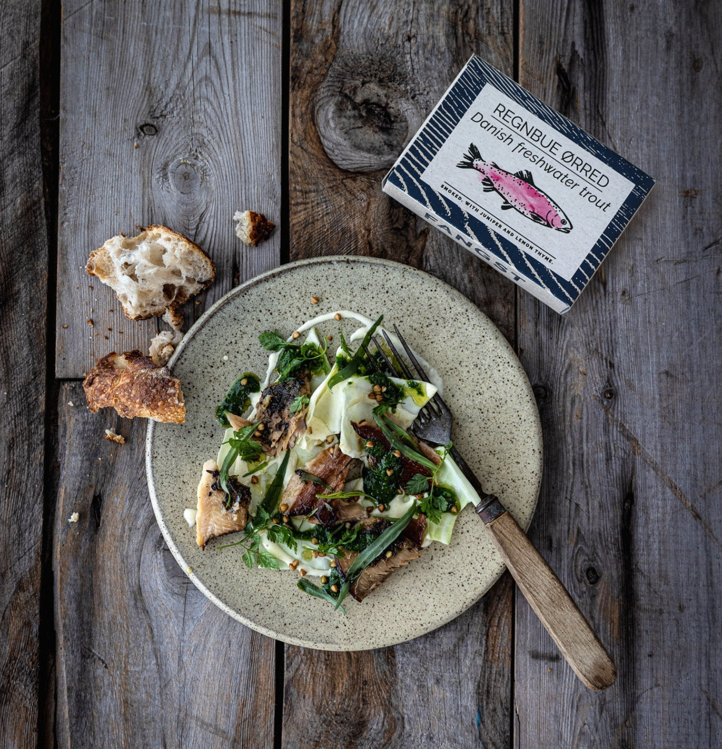 Fangst Danish Smoked Trout with Juniper & Lemon Thyme