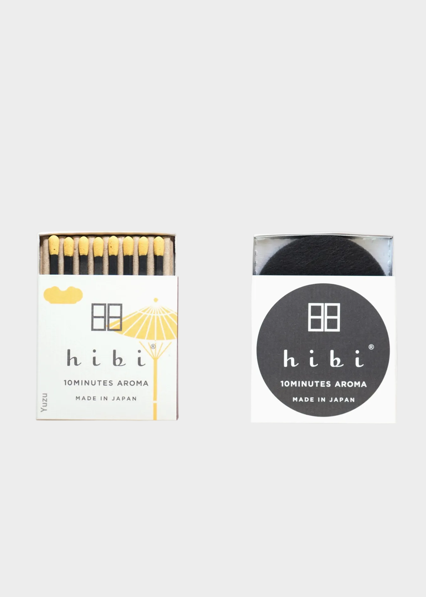 Hibi Match // Box of 8 Incense Matches // Yuzu