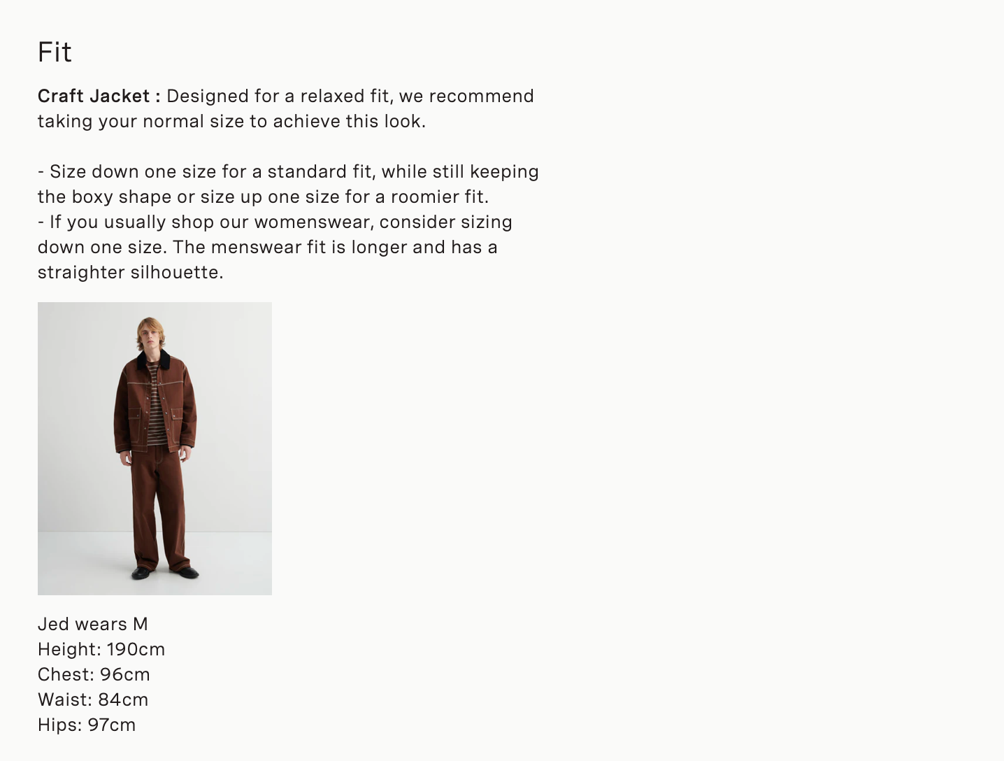 Craft Jacket // Brown Denim