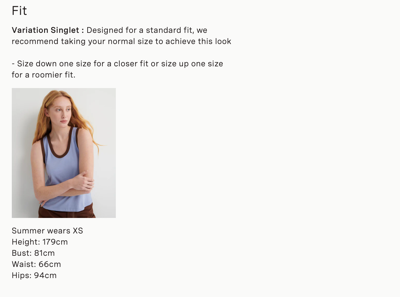 Kowtow Variation Singlet — Periwinkle