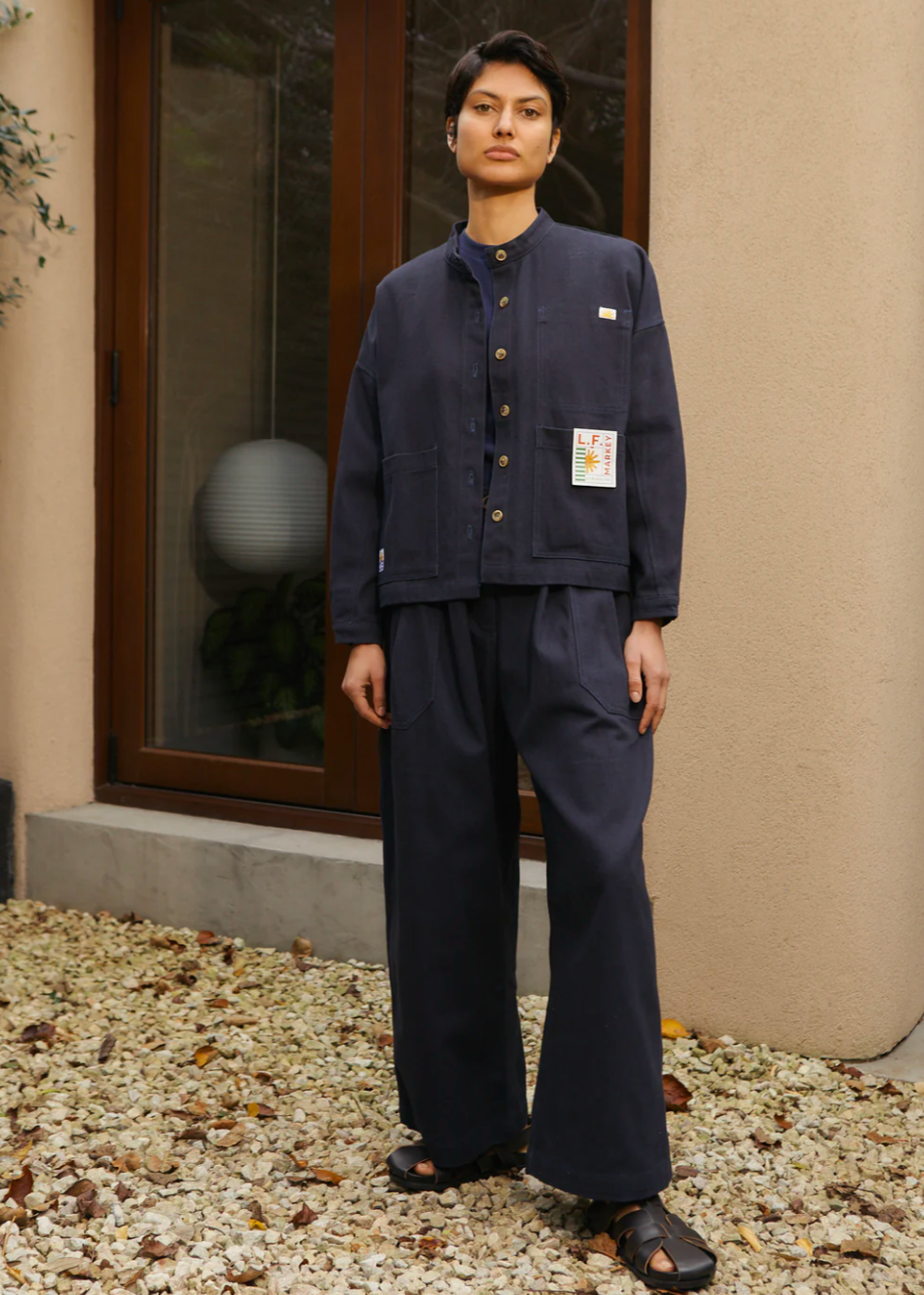 Wide Chore Coat // Ink Blue *PRE ORDER