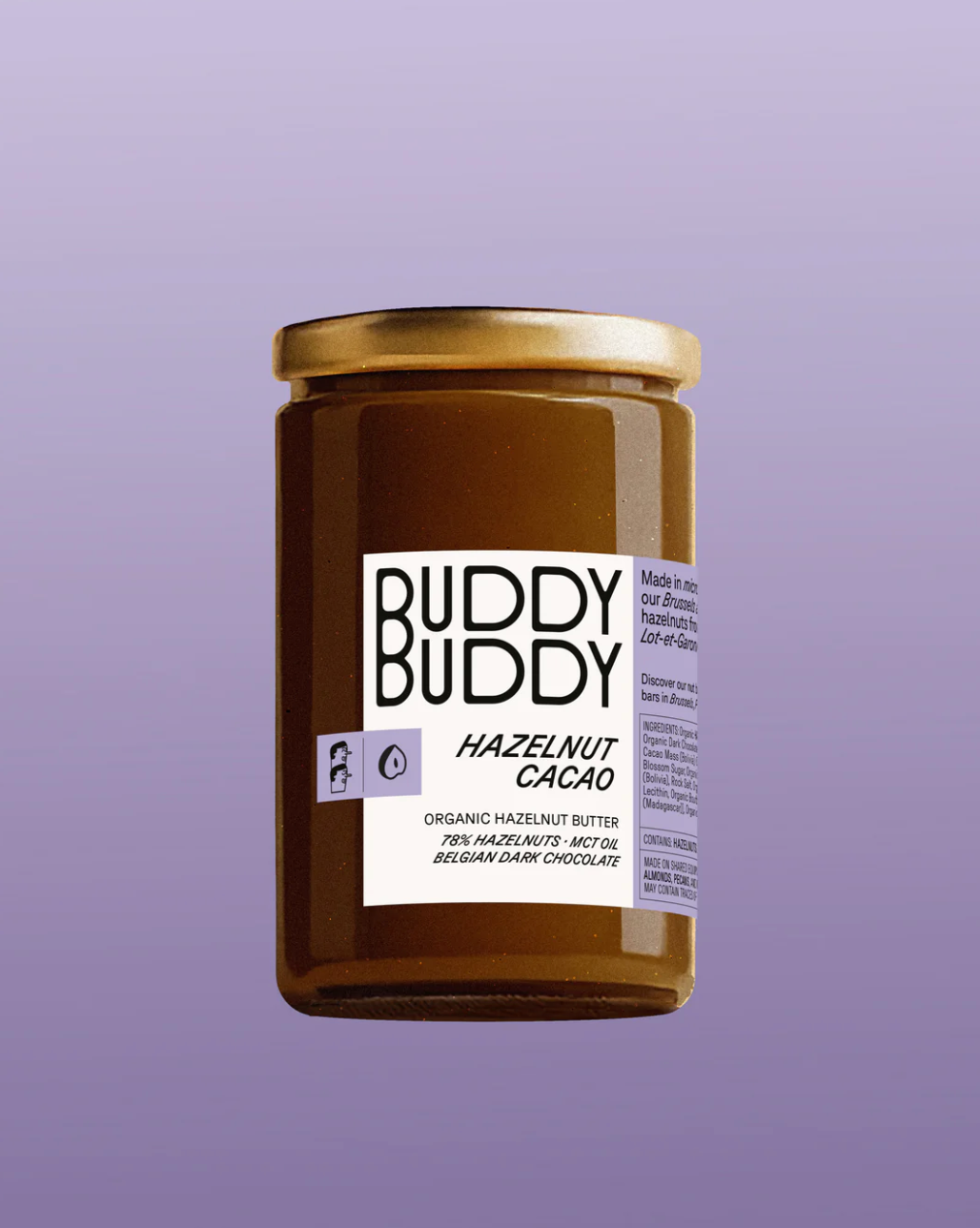 Organic Hazelnut Cacao Nut Butter // Hazelnuts & Chocolate