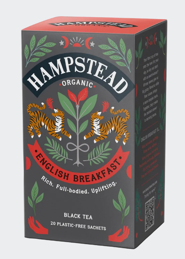 Hampsted Organic English Breakfast Tea Bags