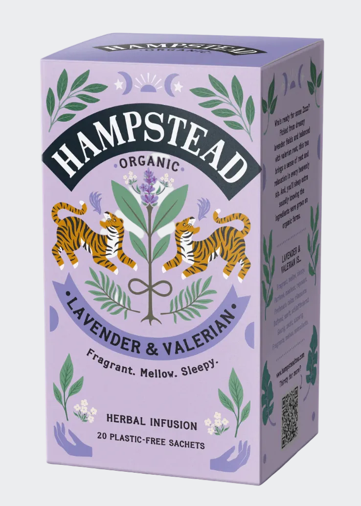 Organic Lavender & Valerian Tea Bags