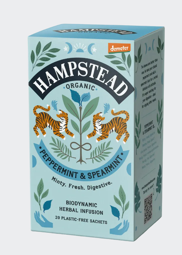 Organic Peppermint & Spearmint Tea Bags