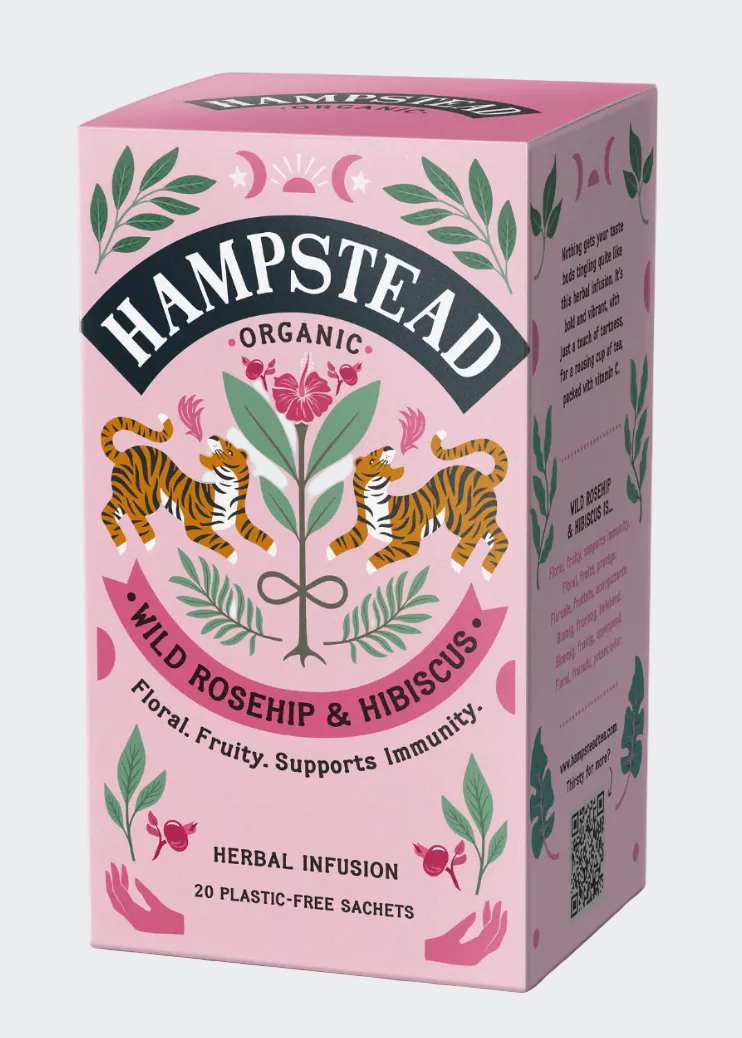 Organic Rosehip & Hibiscus Tea Bags