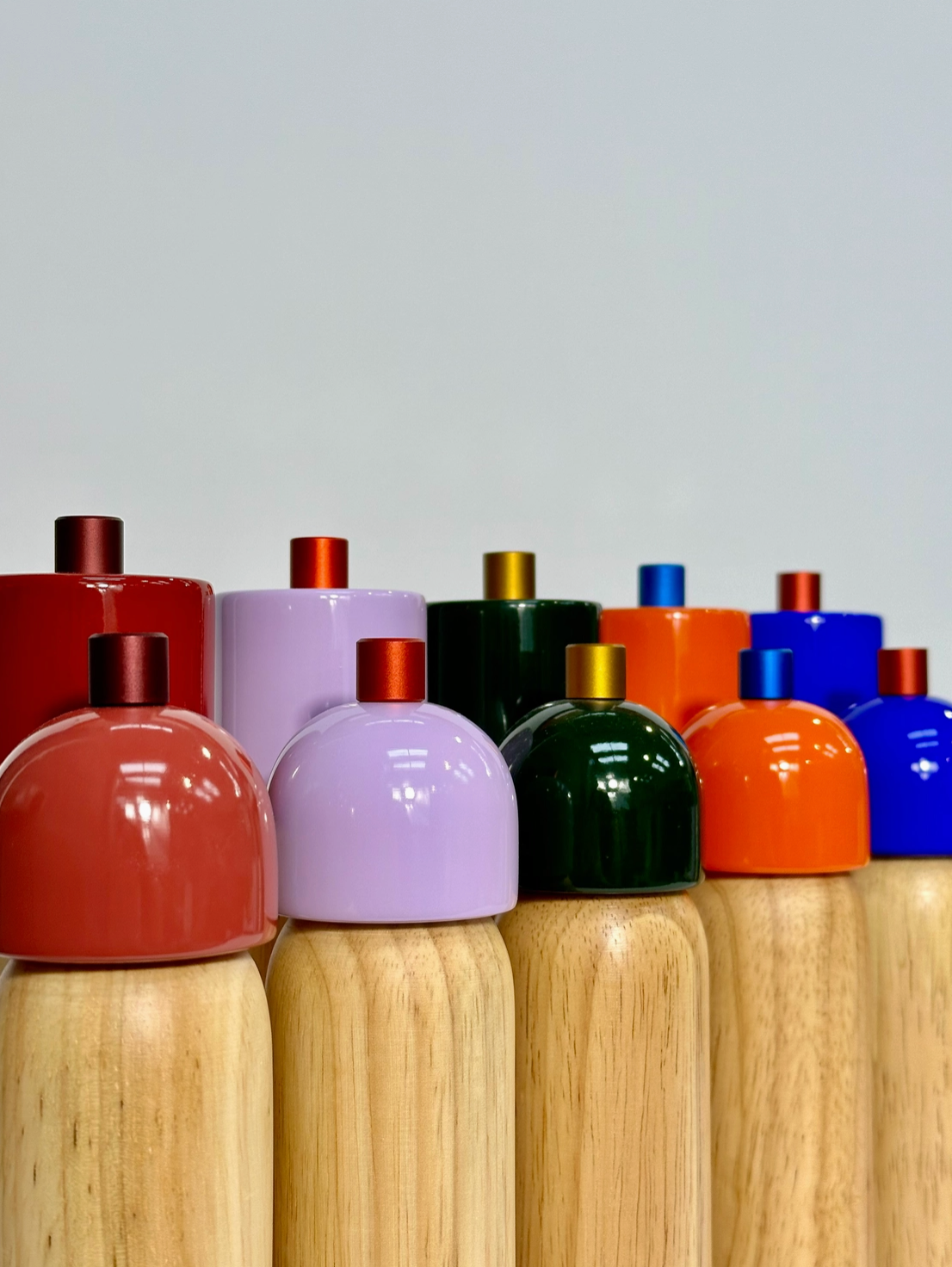 Salt & Pepper Grinder – Lilac & Red (Pre-Order)