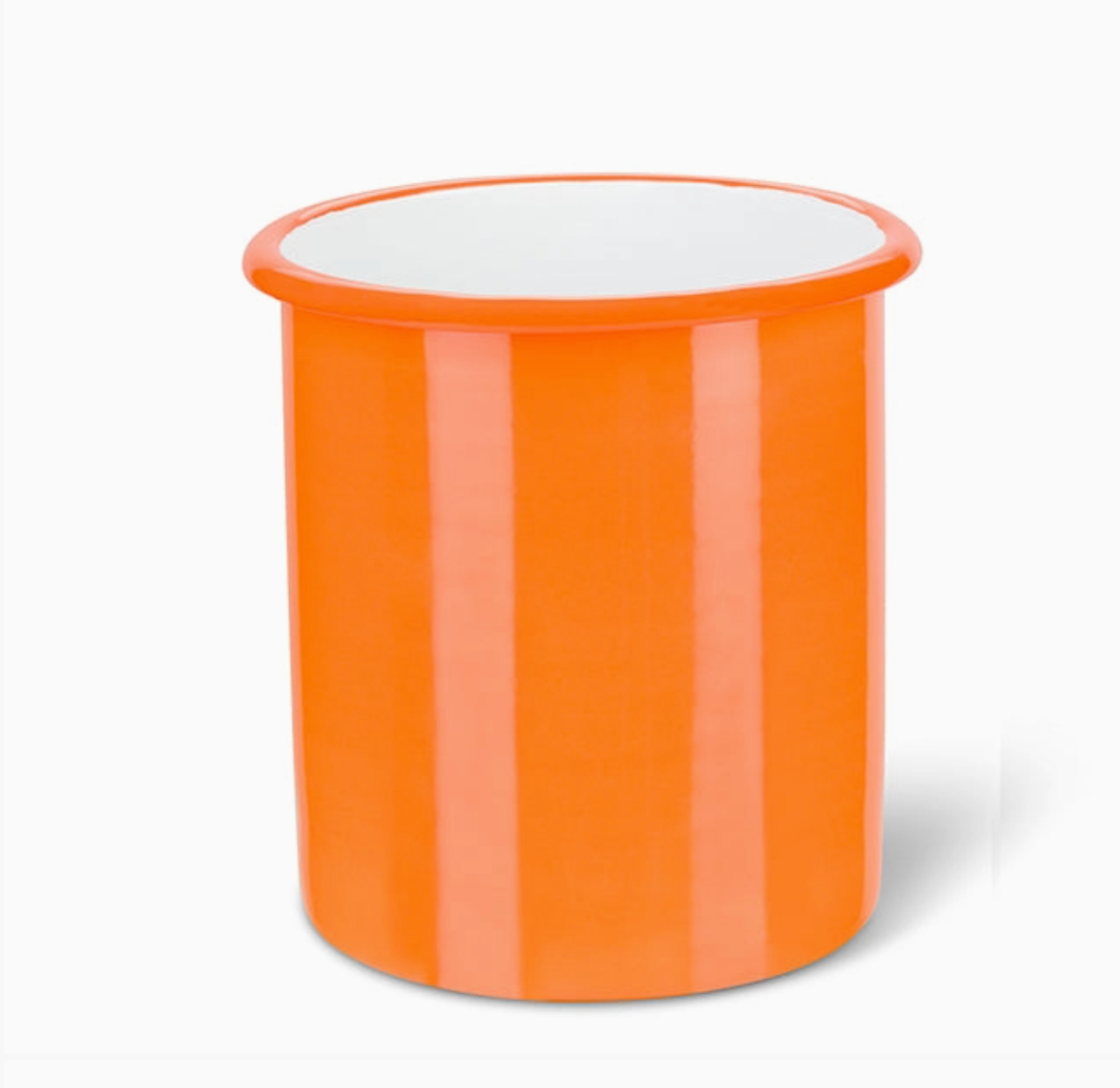 orange utensil holder