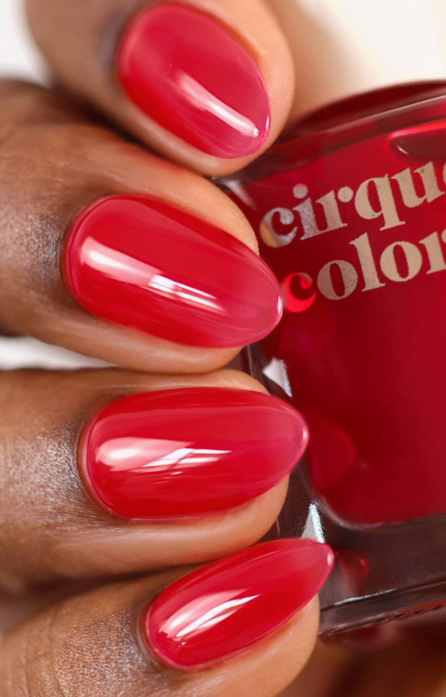 red nail polish