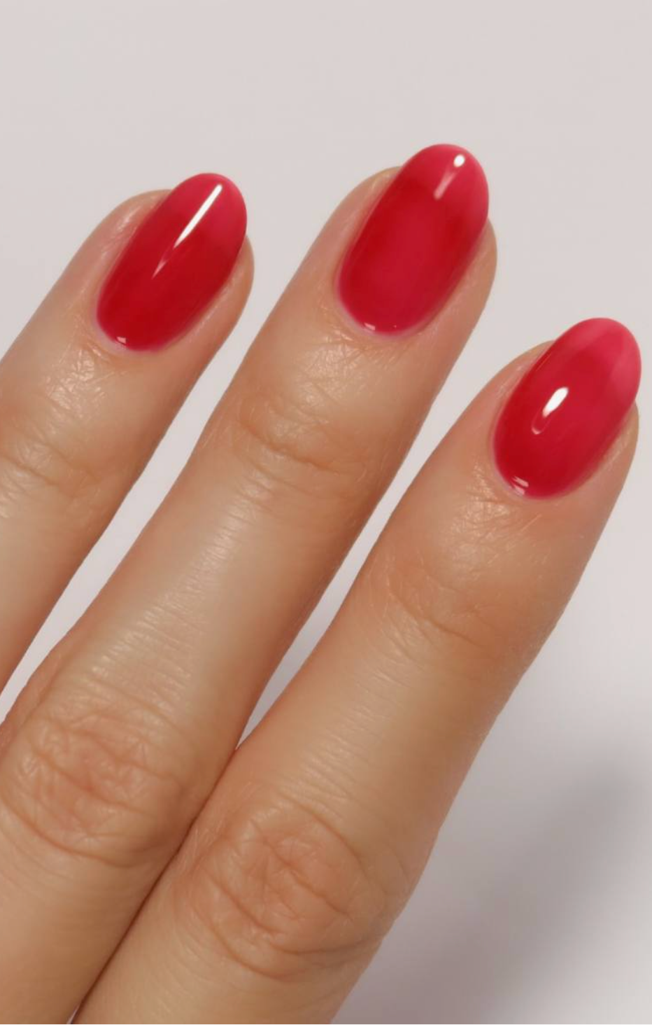 red nail polish